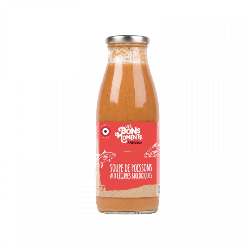 Soupe de poisson et légumes BIO 490g