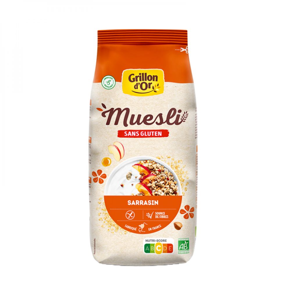 Muesli sarrasin, sans gluten, BIO* 500g