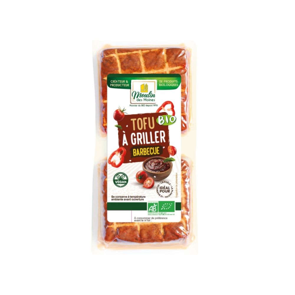 Tofu à griller saveur barbecue BIO* 200g