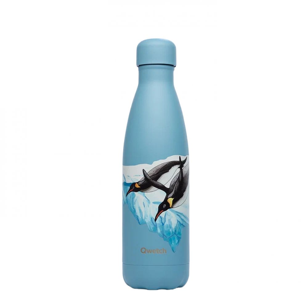 Gourde bouteille isotherme manchots 500ml