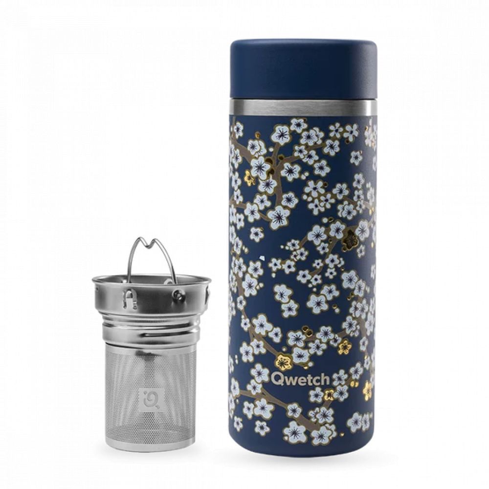 Théière isotherme hanami bleu 400ml