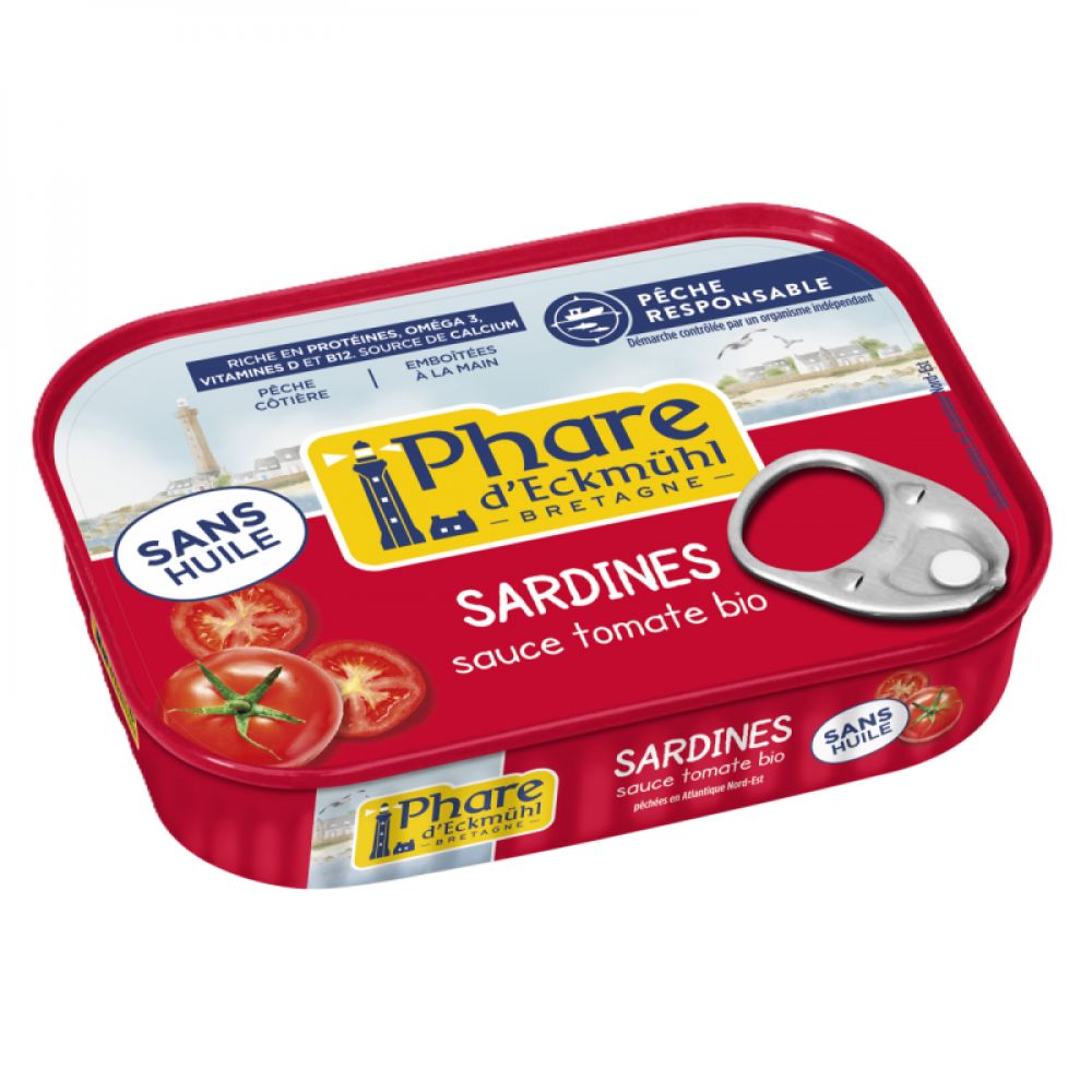 Sardines sauce tomate huile d'olive BIO