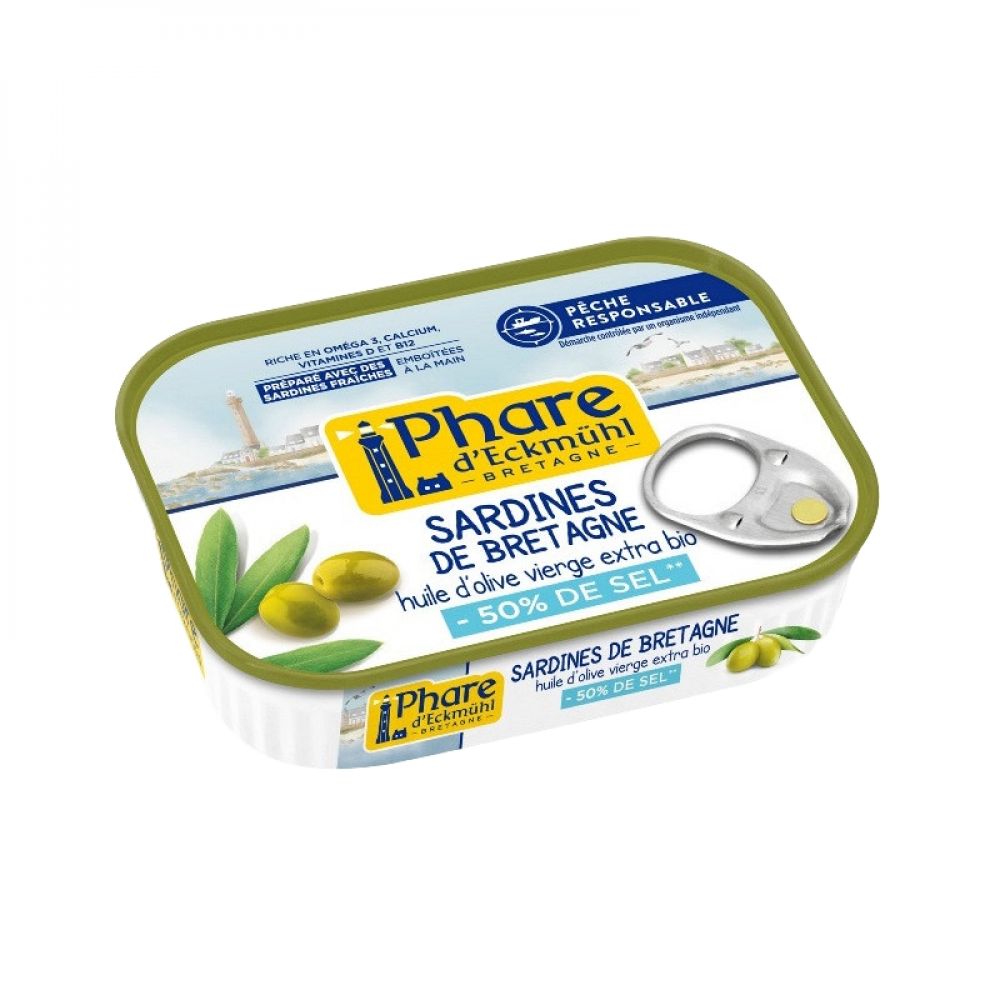Sardines à l' huile d'olive BIO