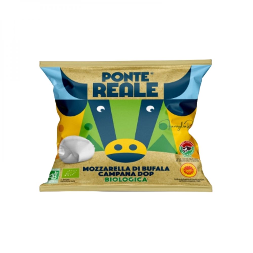 Mozzarella Di Bufala Campana AOP, lait de bufflonne pasteurisé 125g