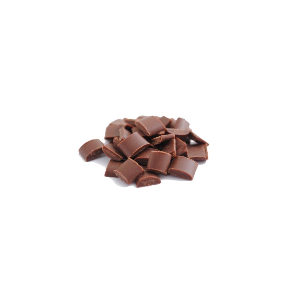 Pépites carrées chocolat lait chunks . 26,95€/kg