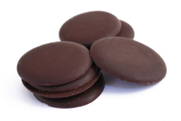 Palets chocolat noir BIO* 85% cacao .36,95€/kg
