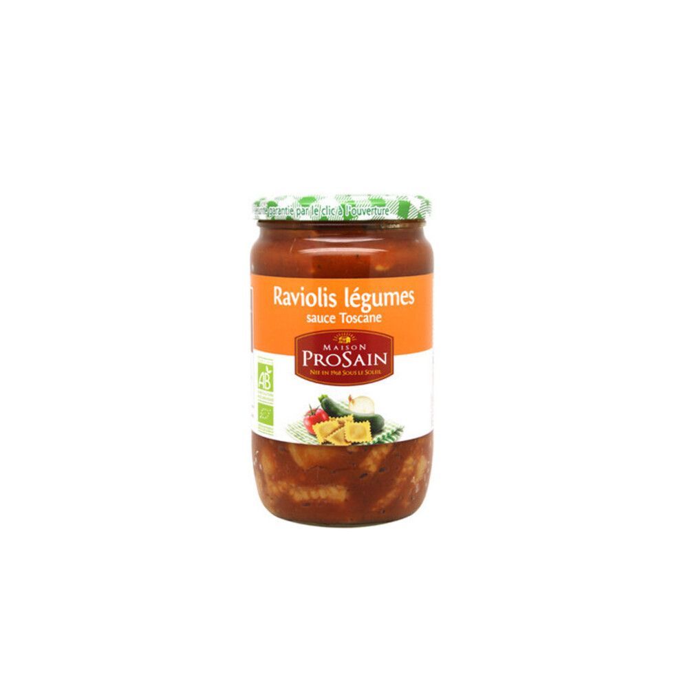 Raviolis aux légumes sauce toscane BIO* bocal 720ml 680g
