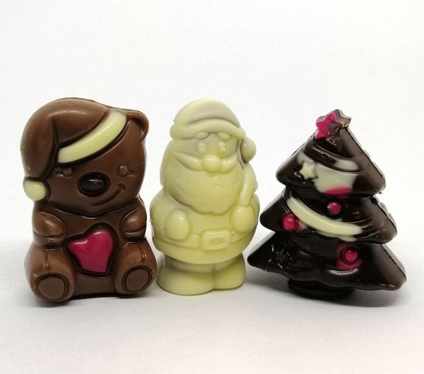 Chocolats figurines hiver 36,95€/kg