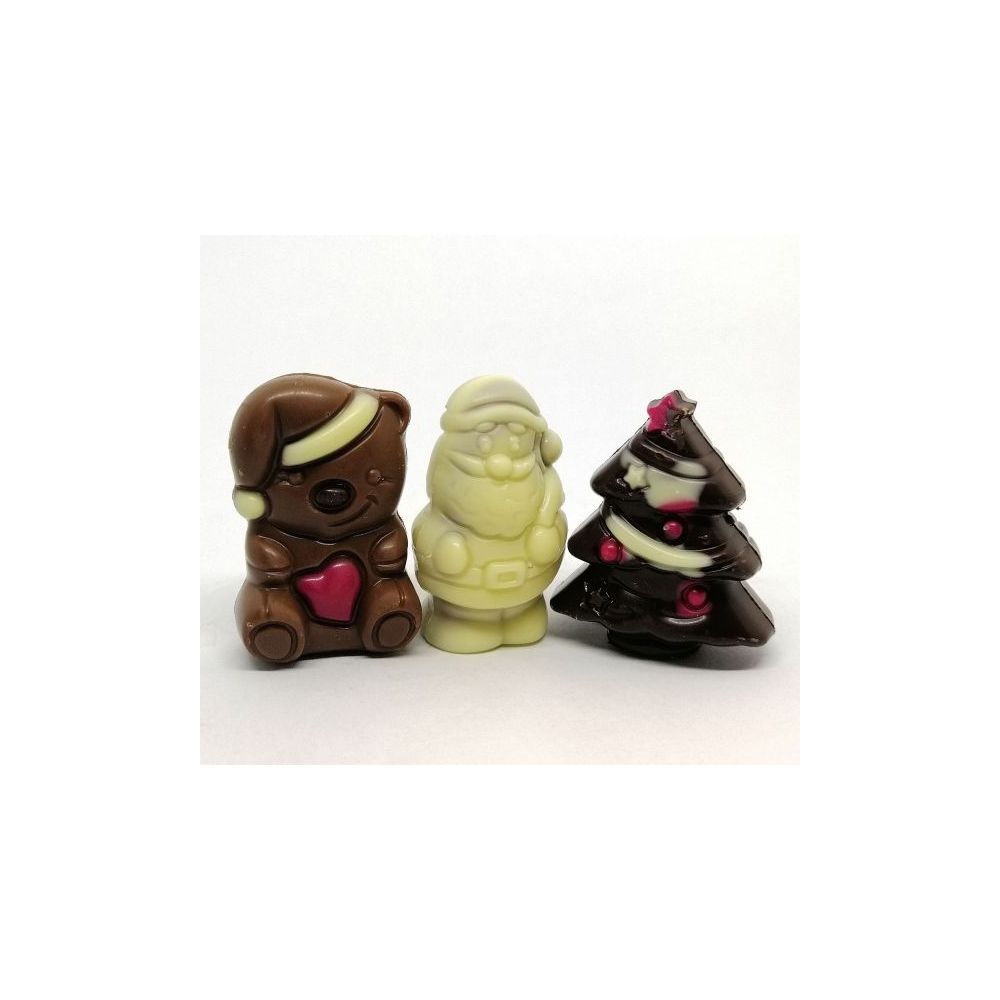 Chocolats figurines hiver.46,90€/kg