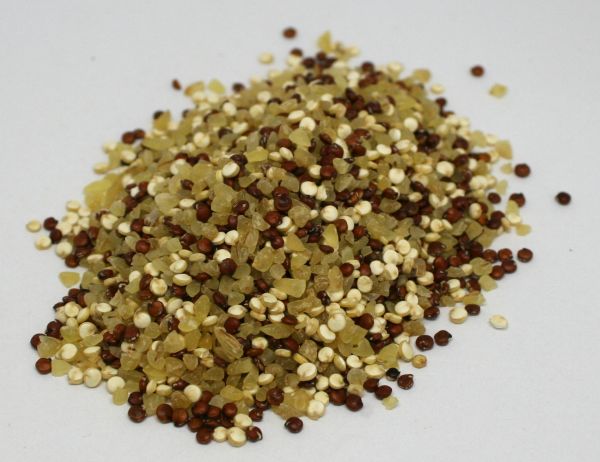 Mélange gourmand quinoa boulgour BIO*. 8,95€/kg