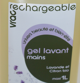 Crème lavante main, recharge, BIO. 9,90€/kg