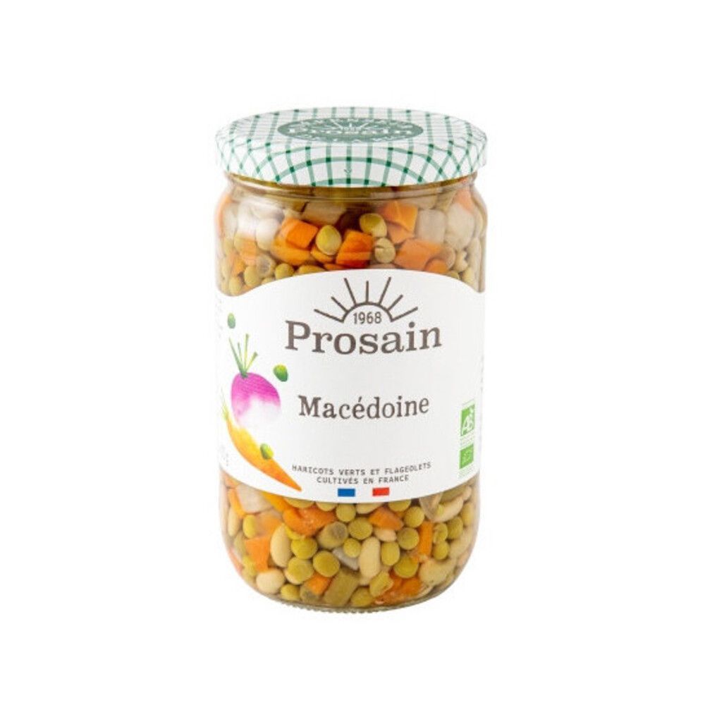 Macédoine légumes BIO* bocal 420g