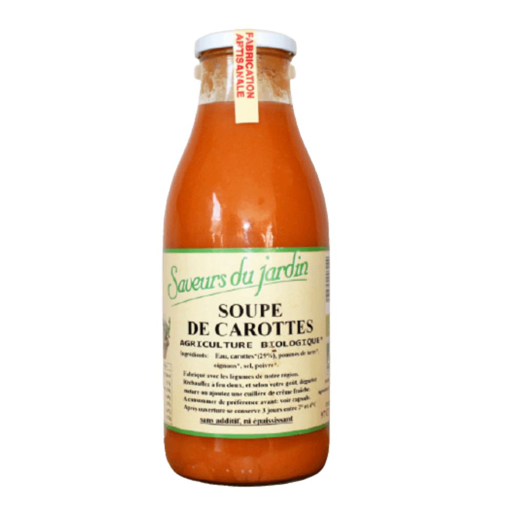 Soupe de carottes BIO* normande bouteille 97cl