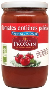 Tomates pelées BIO*