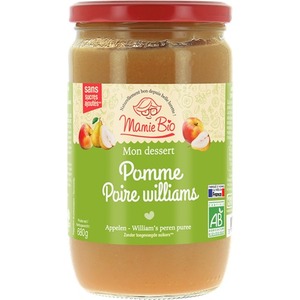 Compote pomme poire BIO* 720ml