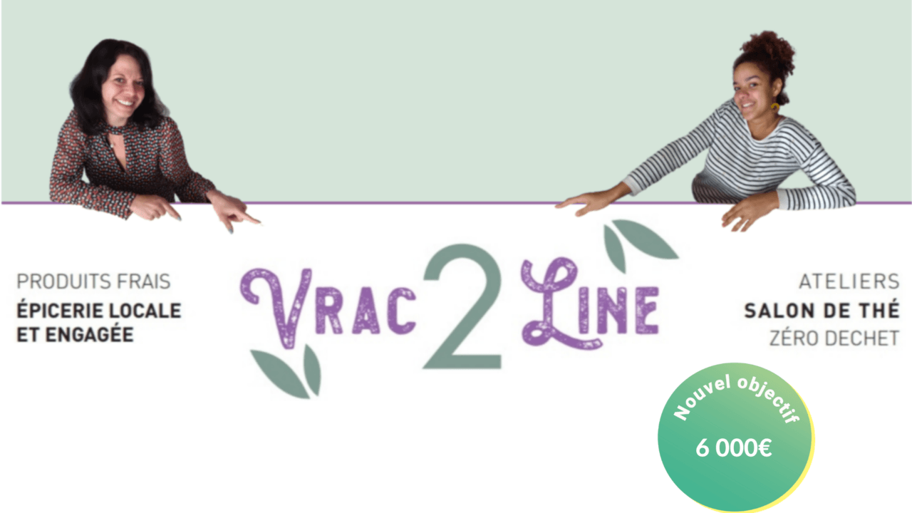 Céline et Appolline gérantes de l'épicerie Le Vrac 2 Line