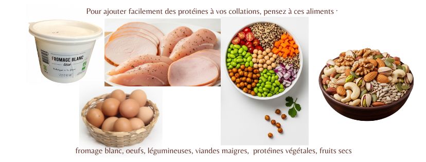 aliments protéinés pour intégrer dans vos goûters