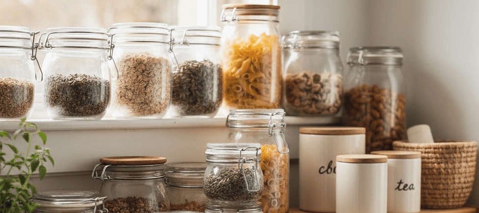 les bocaux pratiques pour conserver l'épicerie