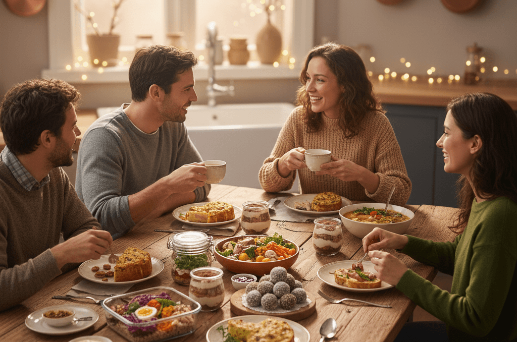 brunch de Noel simple et convivial