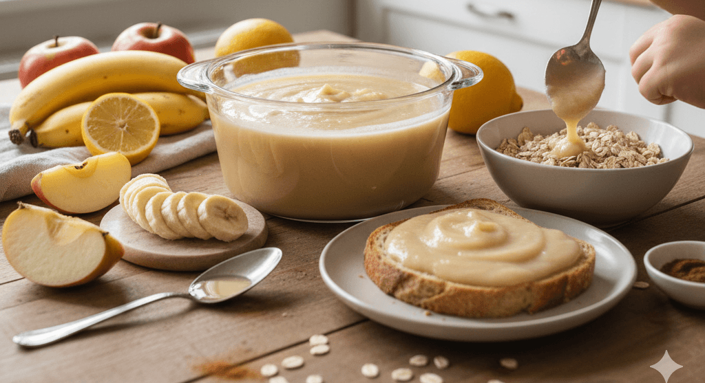 compote pomme banane