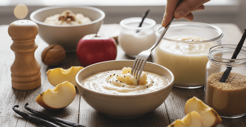 compote pomme vanille