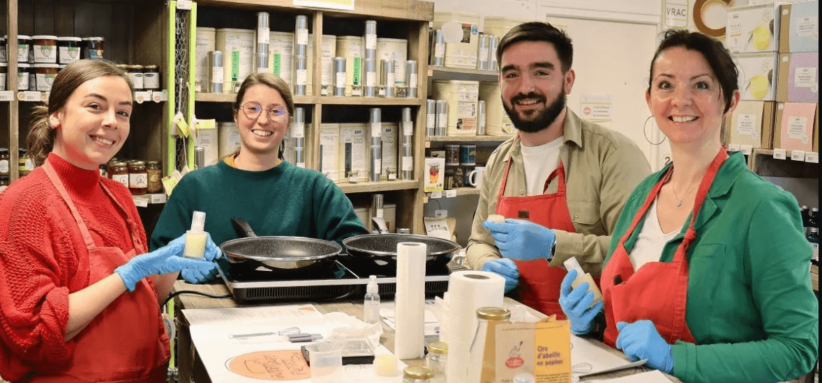 les ateliers cosmétiques de Justine à La Consigne