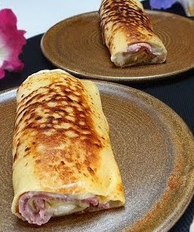 crepes jambon fromage