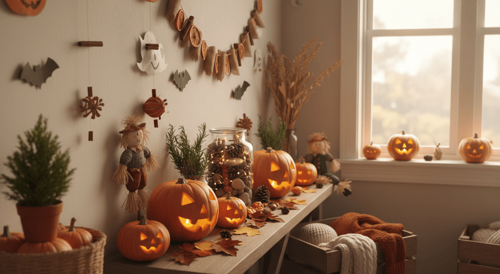 décorations halloween naturelles