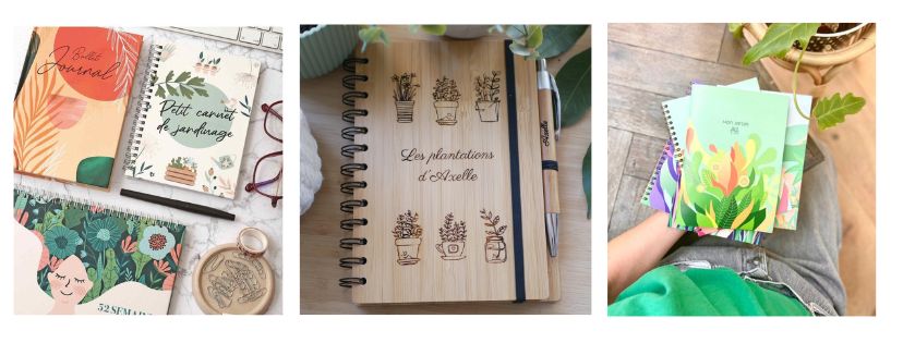 exemples de carnets de jardinage