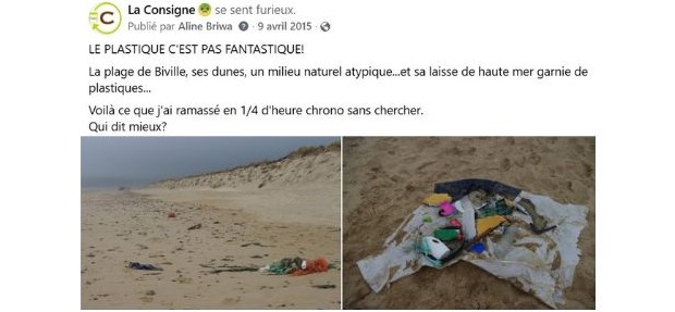 ramassage de déchets Cotentin Avril 2015