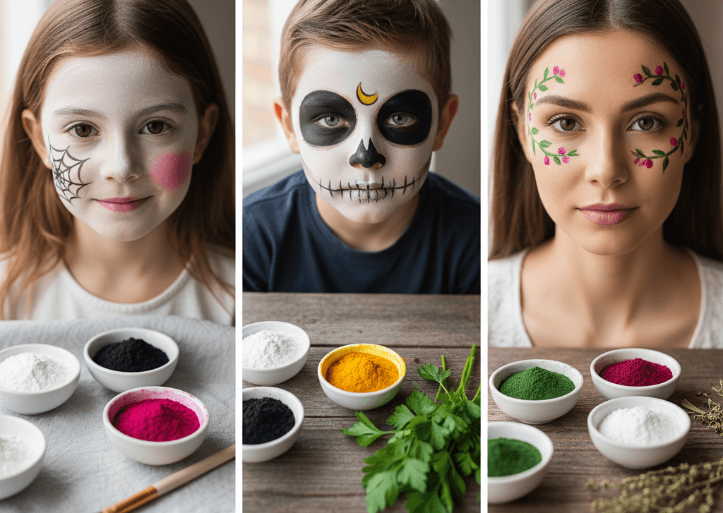 maquillage d'Halloween naturel