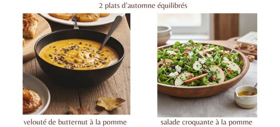 soupe butternut pomme ou salade croquante aux pommes ?