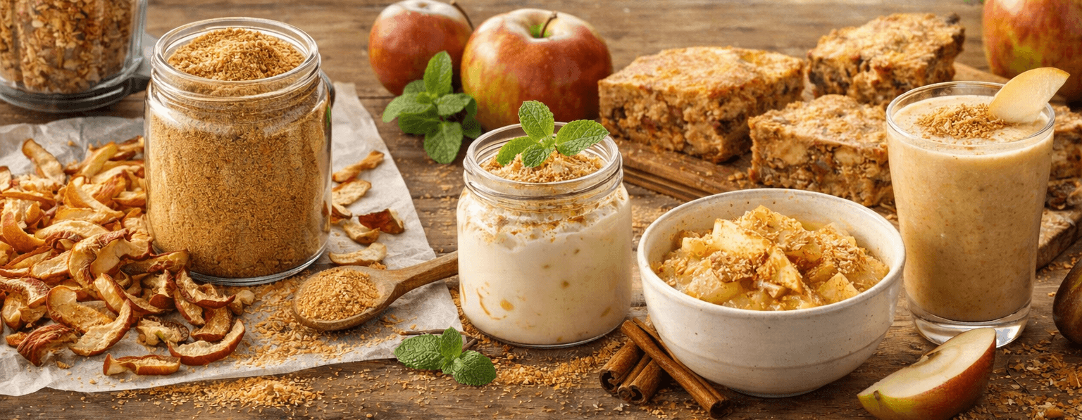 la poudre de pomme, un ingr&eacute;dient parfait pour twister vos recettes