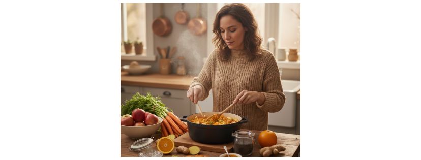 préparation compote pomme carotte  gingembre