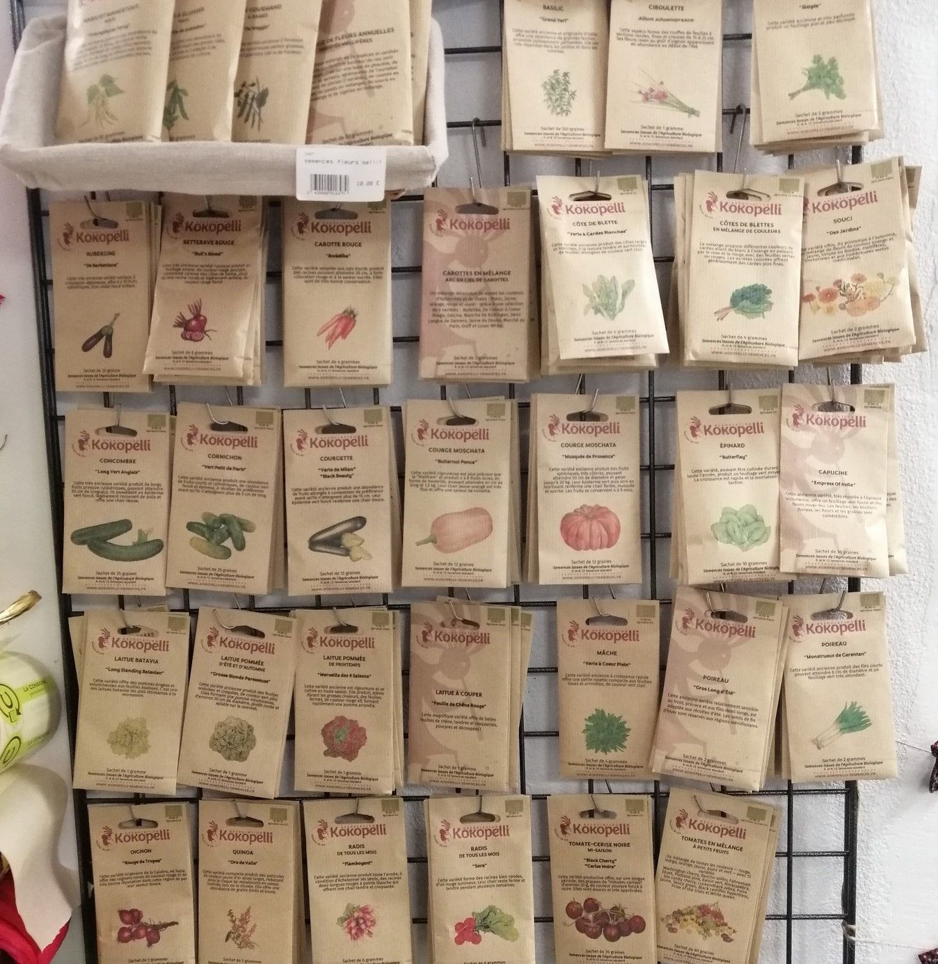 semences kokopelli à La Consigne, mon épicerie durable