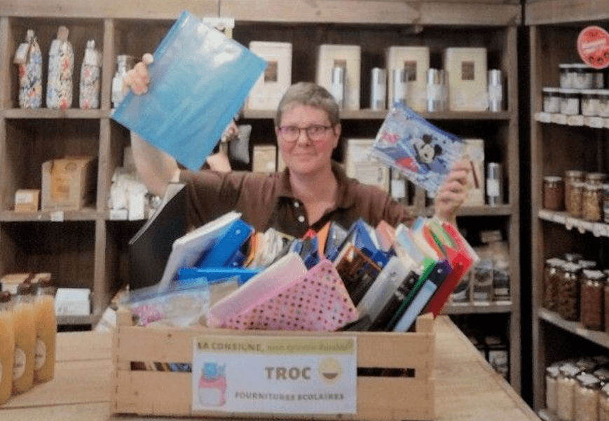 troc annuel de fournitures scolaires à La Consigne